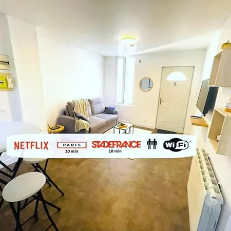 Apartment Cosy Tv Netflix Proche Stade De France