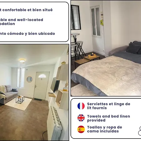 Apartment Cosy Tv Netflix Proche Stade De France *